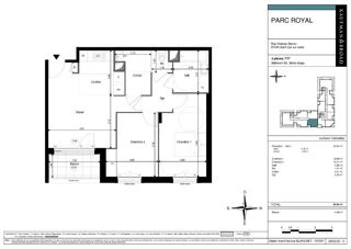  Appartement � louer 3 pi�ces 61 m�