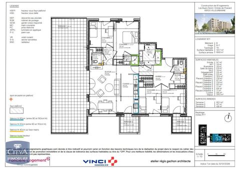   Location Appartement Appartement - 5 pièce(s) - 102 m²