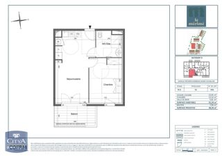  Appartement à louer 2 pièces 41 m²