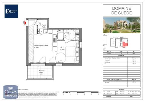  Appartement � louer 2 pi�ces 37 m�