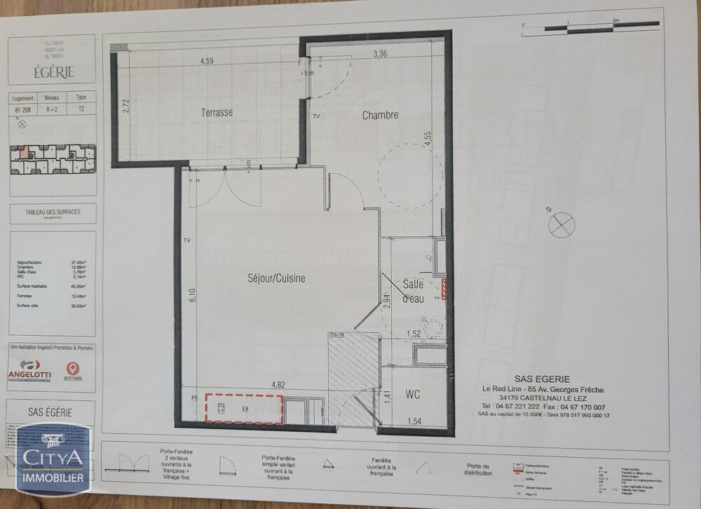 À LOUER - T2 NEUF EN LOCATION SUR PLAN - DISPONIBLE À PA....