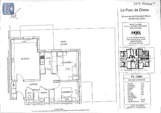 location Appartement - 3 pièce(s) - 62 m² Montivilliers (76290)