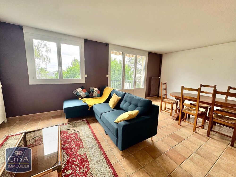 À LOUER : Appartement T3 situé à La Riche, proche du jar....