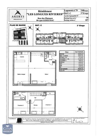  Appartement � louer 4 pi�ces 94 m�