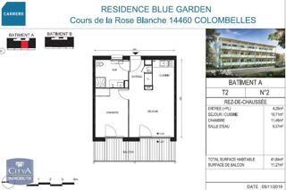  Appartement � louer 2 pi�ces 42 m�