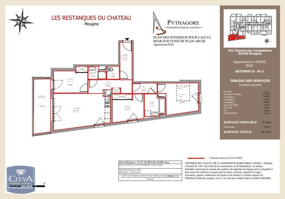 location Appartement - 4 pièce(s) - 75 m² Mougins (06250)