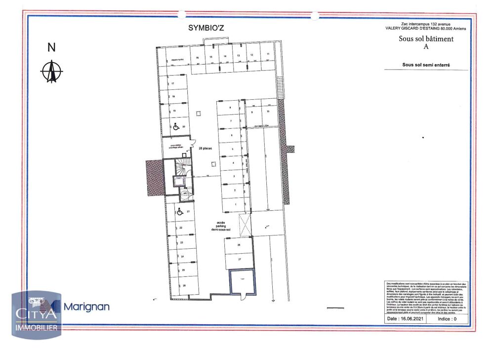 location Parking / Garage Amiens (80090)