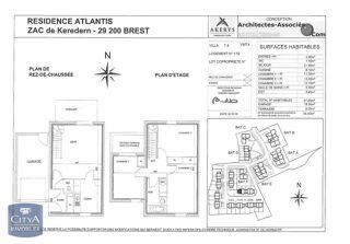  Maison � louer 4 pi�ces 71 m� Brest
