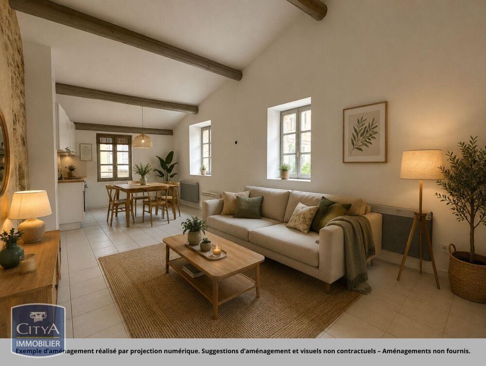 HONORAIRES OFFERTES : À LOUER : Appartement T2 situé à A....