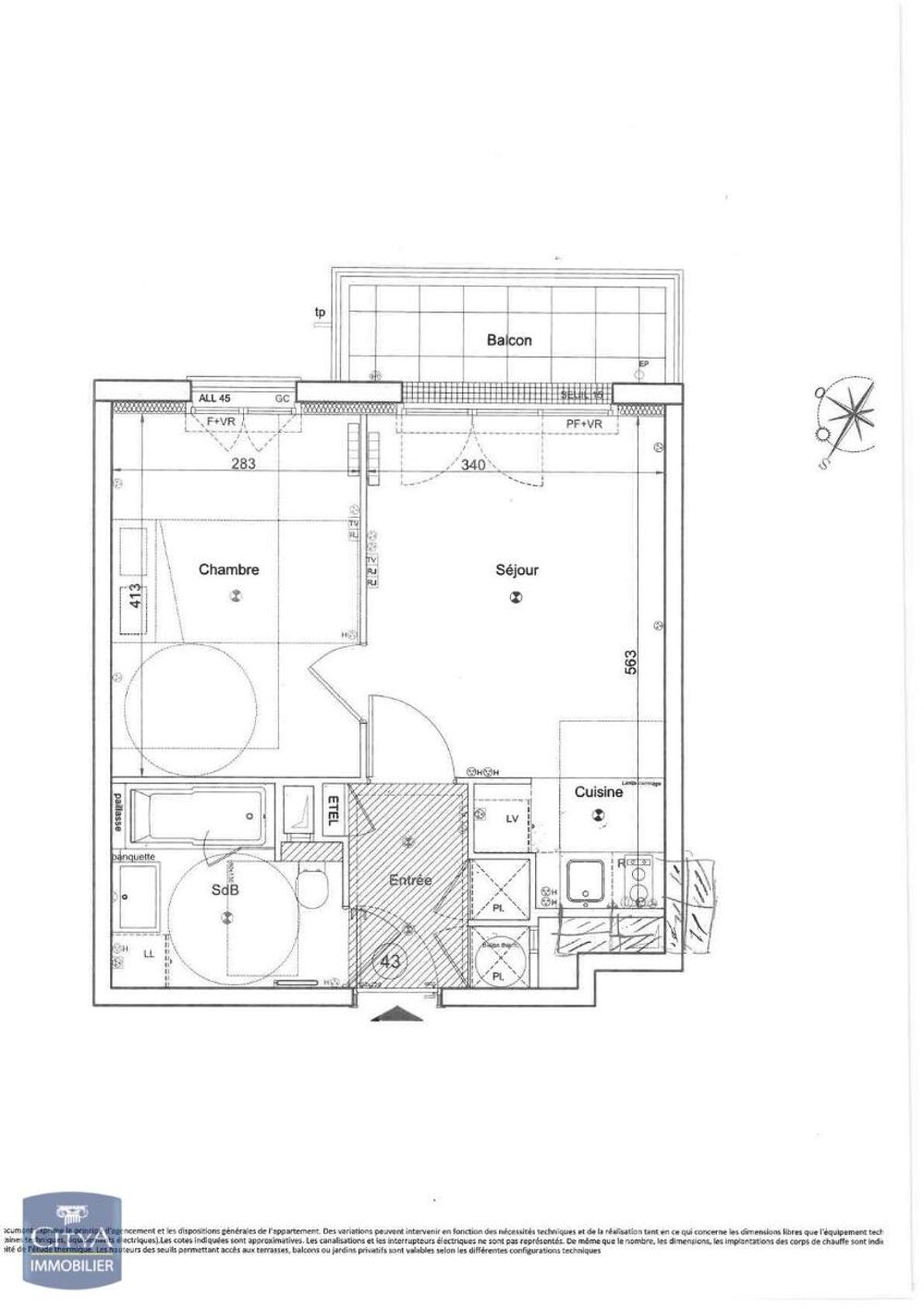 location Appartement - 2 pièce(s) - 38 m² Clamart (92140)