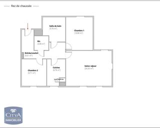  Appartement à louer 2 pièces 48 m²