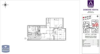 Appartement à louer 2 pièces 45 m²