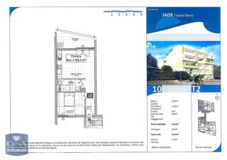 location Appartement - 2 pièce(s) - 44 m² Sainte-Clotilde (97490)