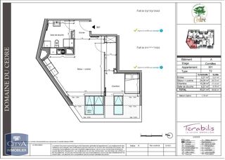  Appartement à louer 2 pièces 43 m²
