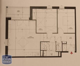  Appartement � louer 3 pi�ces 63 m�