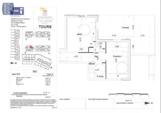  Appartement � louer 2 pi�ces 42 m�