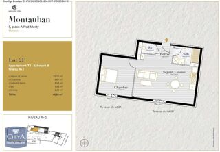  Appartement � louer 2 pi�ces 49 m�