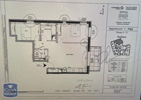  Appartement  louer 3 pices 60 m