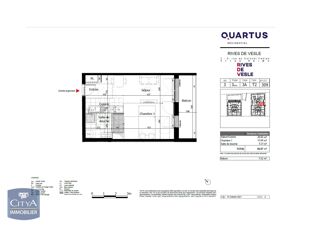  Appartement à louer 2 pièces 39 m²