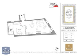  Appartement à louer 1 pièce 39 m²