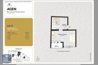  Appartement à louer 1 pièce 31 m²