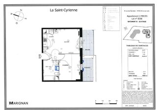  Appartement à louer 2 pièces 36 m²