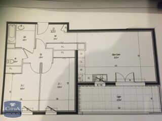  Appartement à louer 3 pièces 66 m²