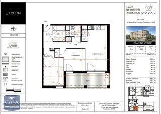  Appartement � louer 3 pi�ces 58 m�