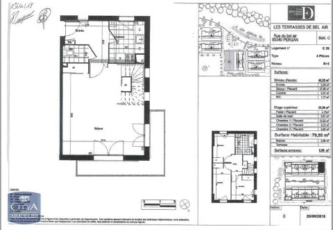  Appartement � louer 4 pi�ces 80 m�