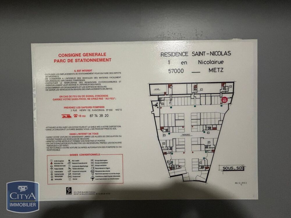location Parking / Garage Metz (57000)