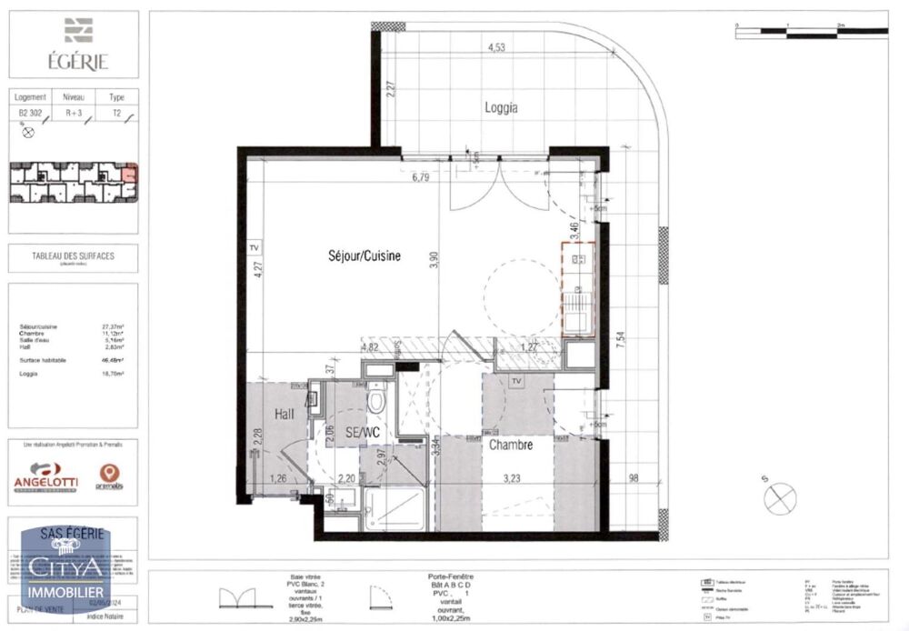 À LOUER - T2 NEUF EN LOCATION SUR PLAN - DISPONIBLE À PA....