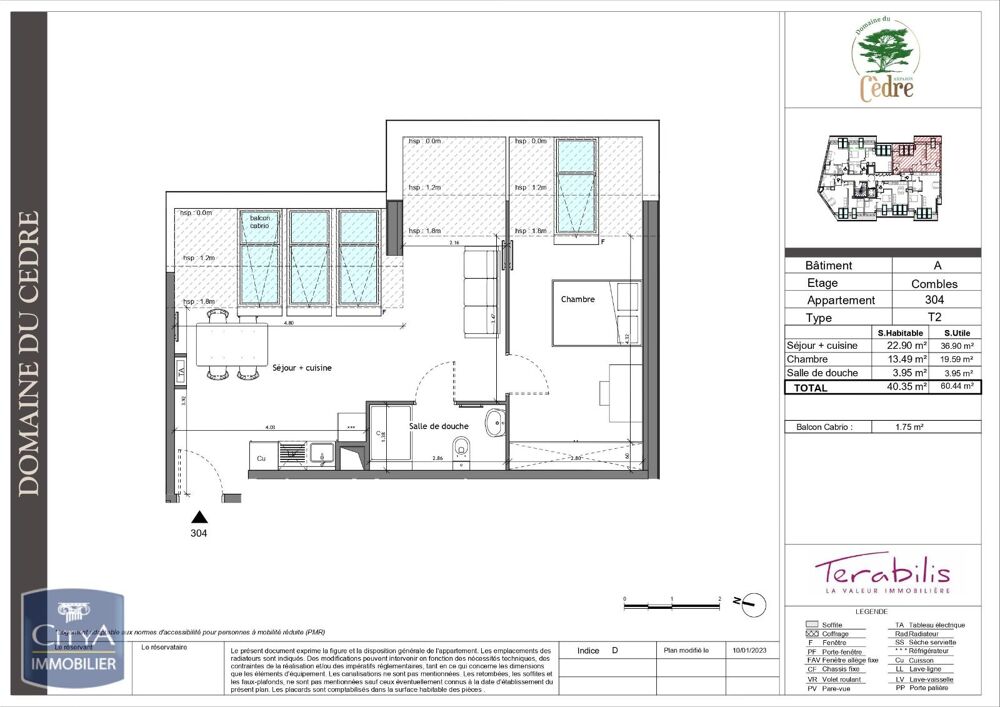 location Appartement - 2 pièce(s) - 40 m² Arpajon (91290)