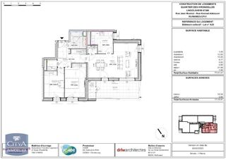 location Appartement - 3 pièce(s) - 77 m² Lingolsheim (67380)