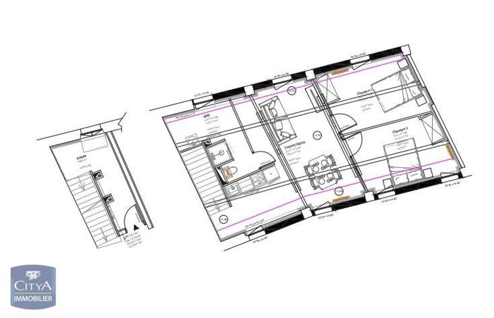 À LOUER : Découvrez ce charmant appartement T3 situé dan....