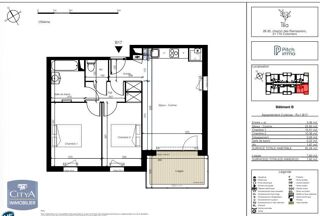  Appartement à louer 3 pièces 60 m²