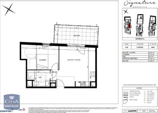  Appartement � louer 2 pi�ces 42 m�