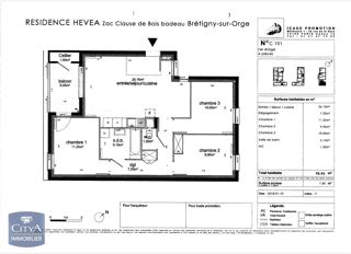  Appartement à louer 4 pièces 71 m²