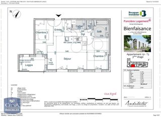  Appartement � louer 3 pi�ces 63 m�