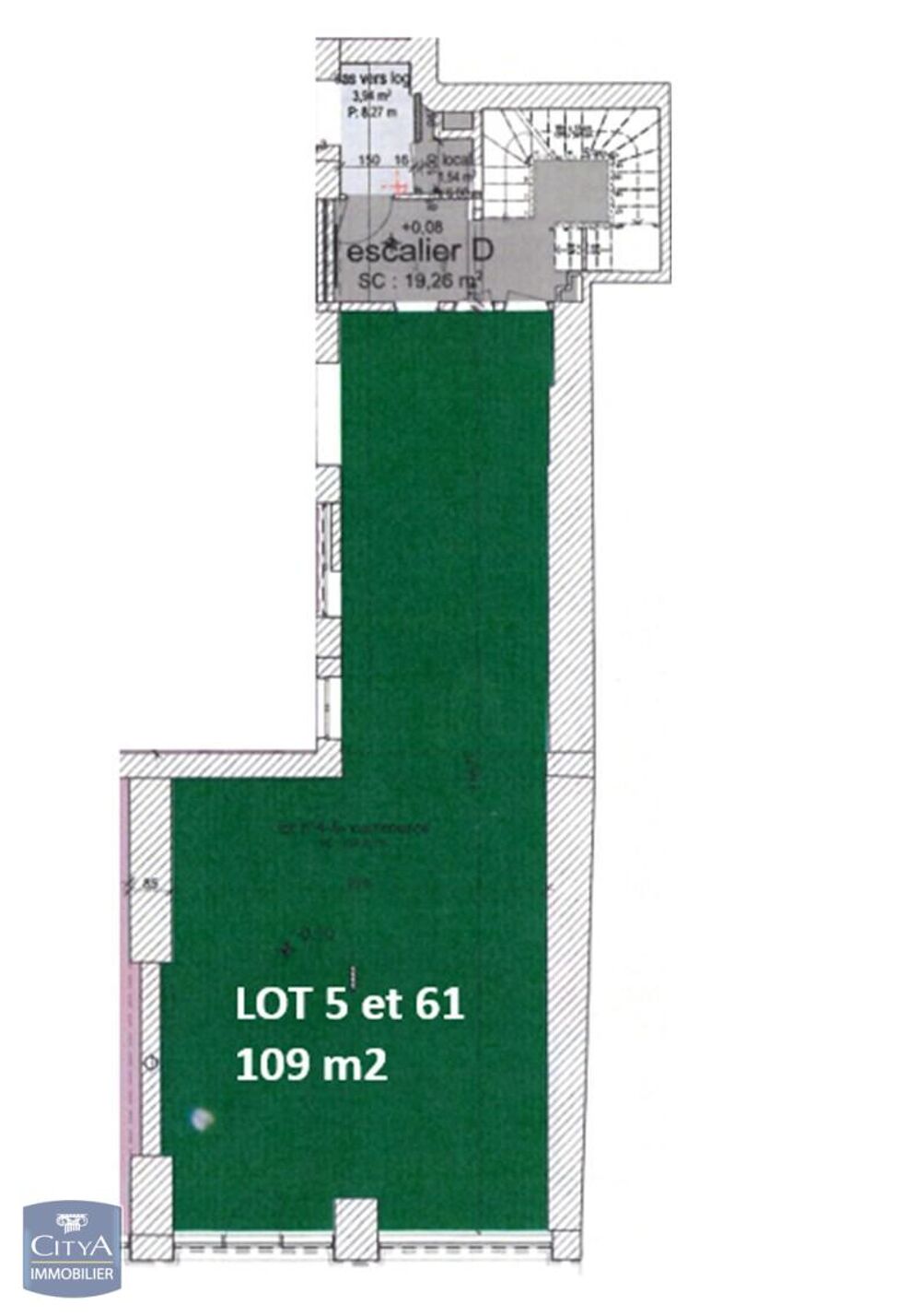  Location / Local Commercial - 109 m² 