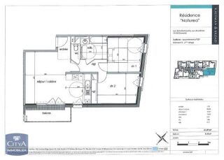  Appartement à louer 3 pièces 62 m²