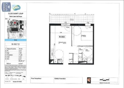  Appartement � louer 2 pi�ces 40 m�