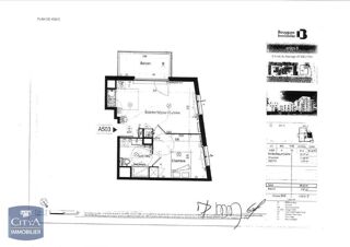  Appartement à louer 2 pièces 40 m²