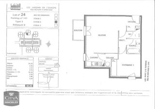  Appartement à louer 2 pièces 45 m²