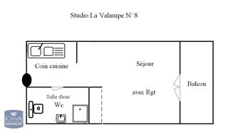  Appartement à louer 1 pièce 27 m²