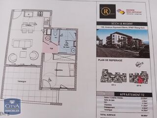  Appartement � louer 2 pi�ces 43 m�