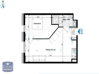 Appartement à louer 2 pièces 40 m²