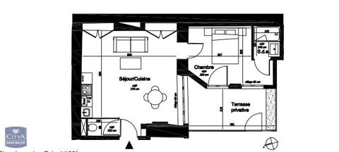  Appartement  louer 2 pices 41 m