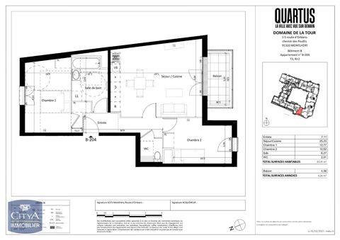  Appartement  louer 3 pices 64 m
