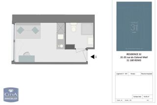  Appartement à louer 1 pièce 17 m²
