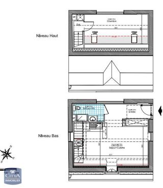 location Appartement - 2 pièce(s) - 48 m² Arras (62000)